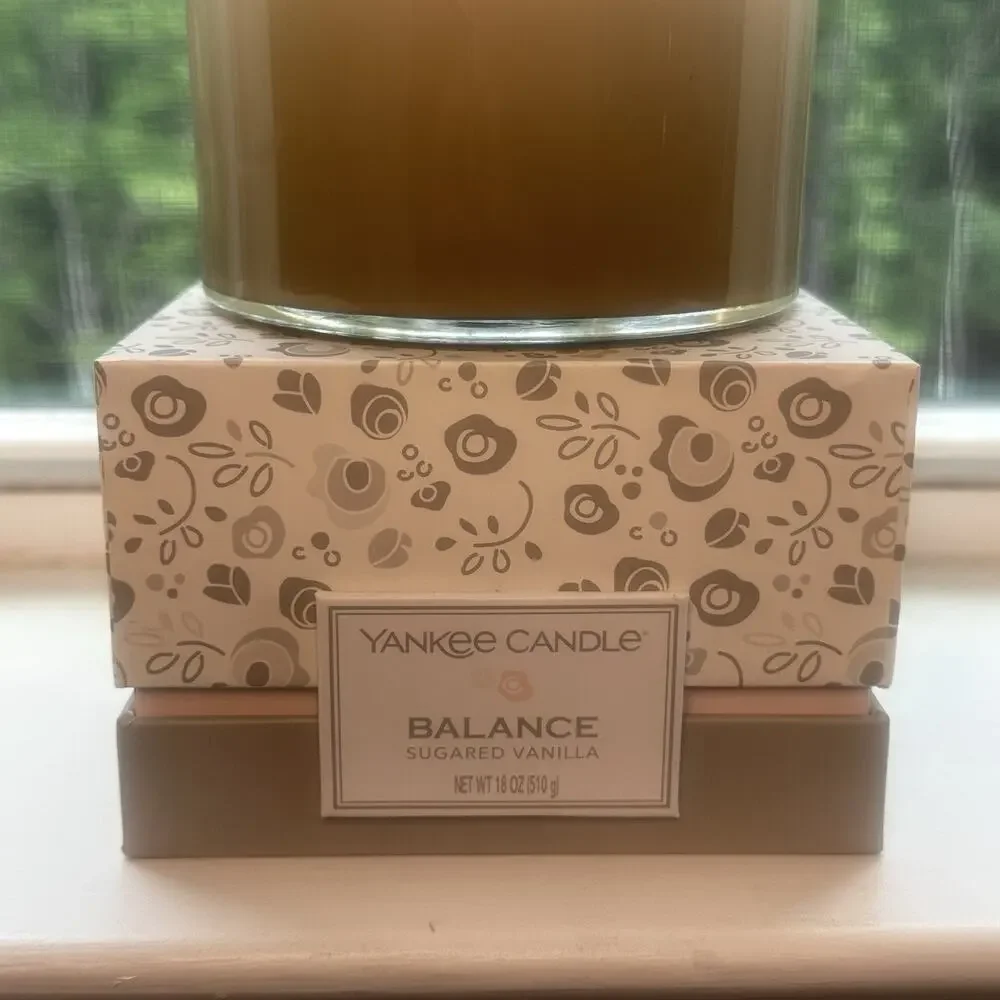 Yankee Candle Making Memories Collection Balance Vanilla Sugarcane Scent 3-Wick
